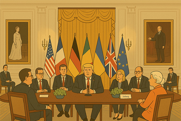Trump, Zelensky, and European Leaders 2025