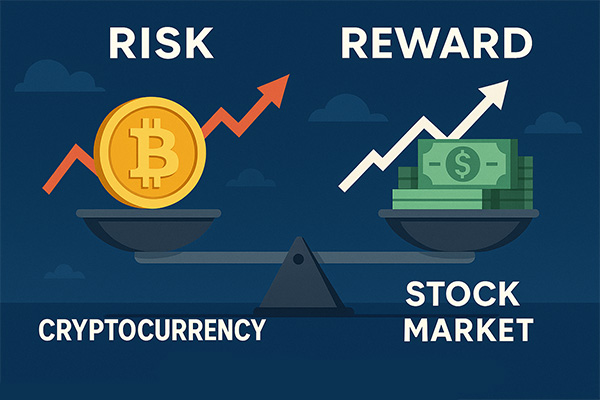 Risk VS Reward (Crypto-Stocks)