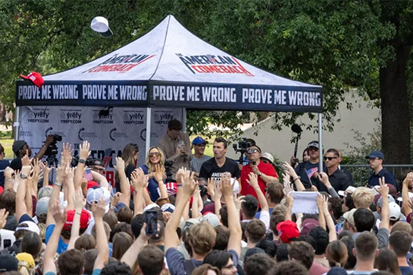 Charlie Kirk Shot at Utah Valley University Event